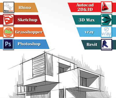 محبوب ترین نرم افزار های معماری